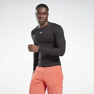 wardshop מוצרי ספורט חולצה עם שרוולים ארוכים של Reebok Men&#039;s United By Fitness Compression